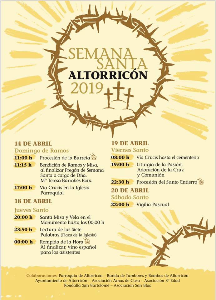 Semana Santa en Altorricón 2019 Altorricón